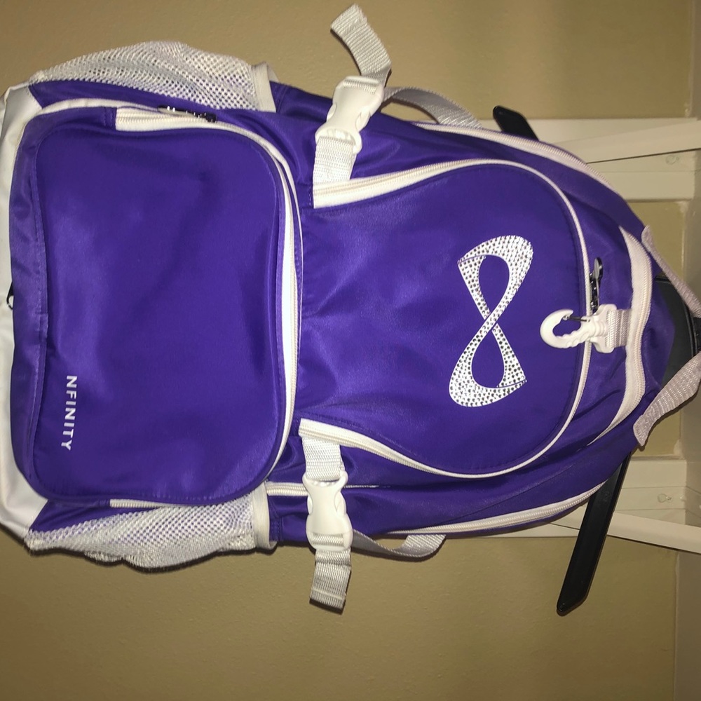 Nfinity purple princess backpack